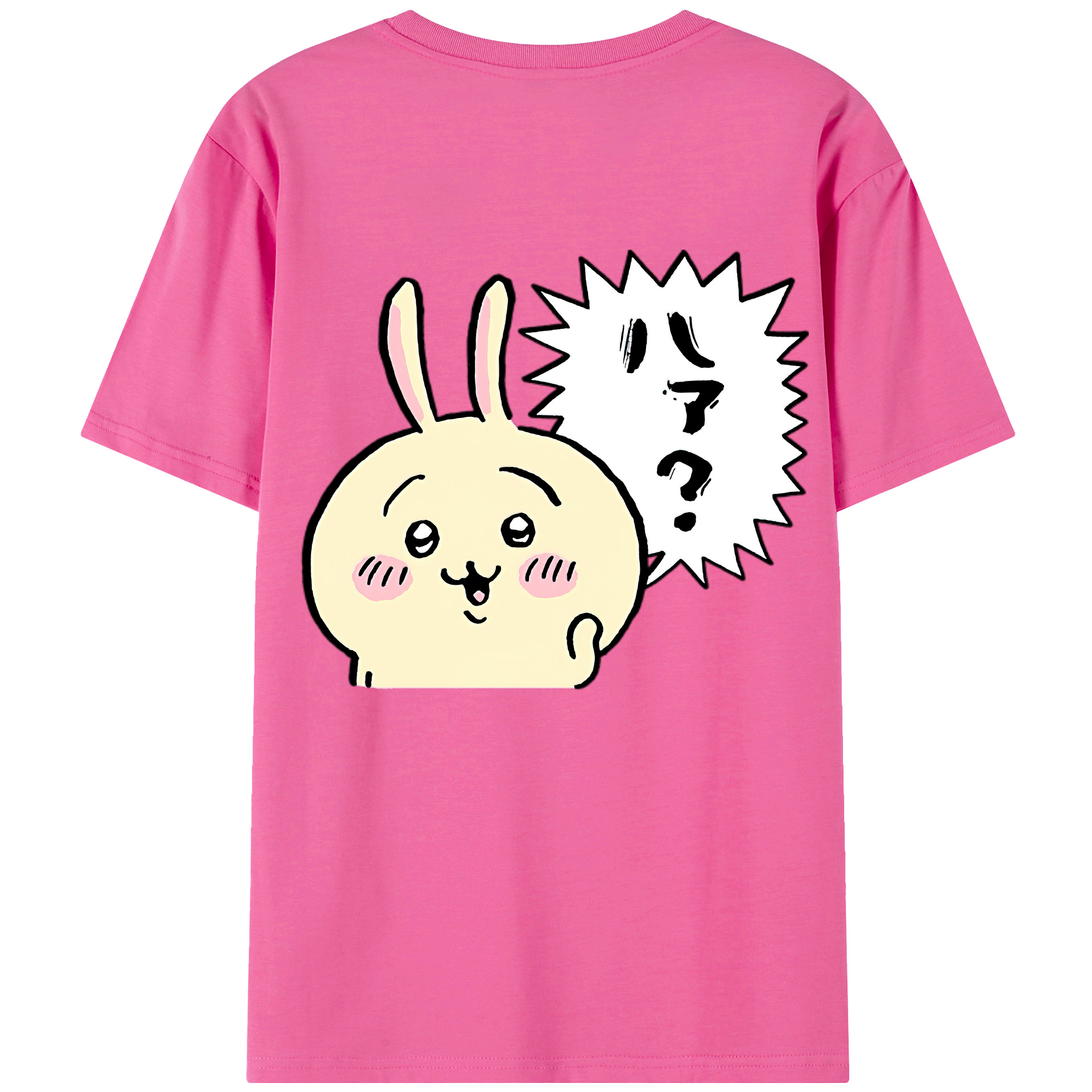 （画像用） ちいかわ うさぎ Chii-kawa usagi レディース半袖Tシャツ(バックプリント)